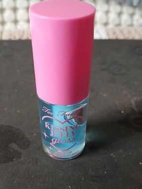 Too Faced Kissing Jelly Lip Gloss Blue Snow Cone NWOB